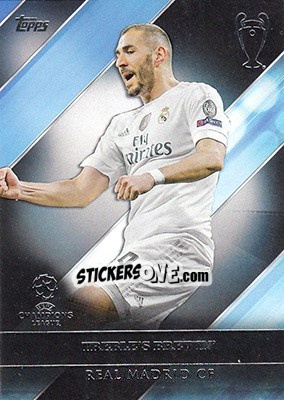 Figurina Benzema - UEFA Champions League Showcase 2016-2017 - Topps