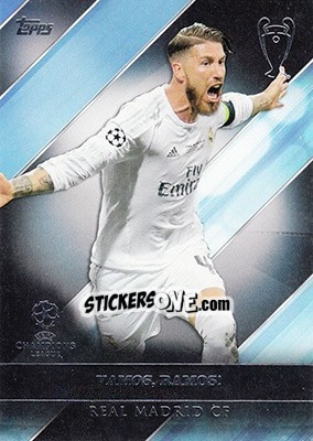 Sticker Sergio Ramos - UEFA Champions League Showcase 2016-2017 n. RM-10 - Topps