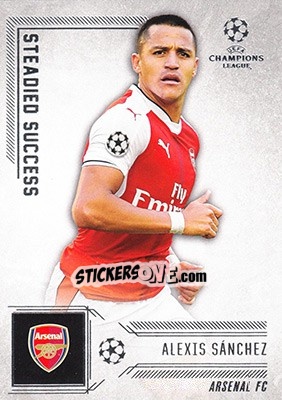 Figurina Alexis Sanchez - UEFA Champions League Showcase 2016-2017 - Topps