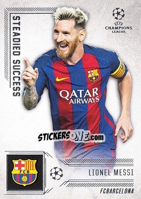 Sticker Lionel Messi - UEFA Champions League Showcase 2016-2017 n. SS-3 - Topps