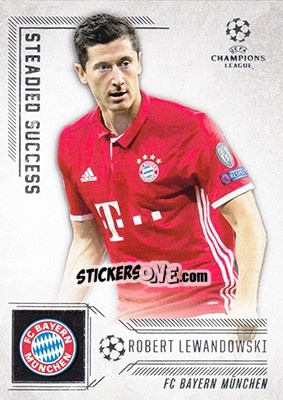 Sticker Robert Lewandowski - UEFA Champions League Showcase 2016-2017 n. SS-4 - Topps