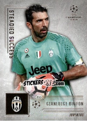 Sticker Gianluigi Buffon - UEFA Champions League Showcase 2016-2017 - Topps