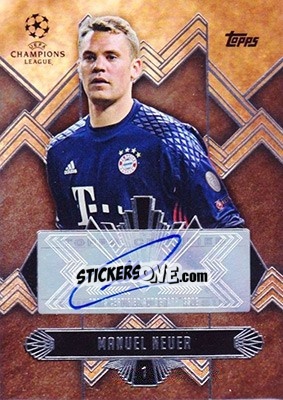 Sticker Manuel Neuer - UEFA Champions League Showcase 2016-2017 n. TCA-MN - Topps