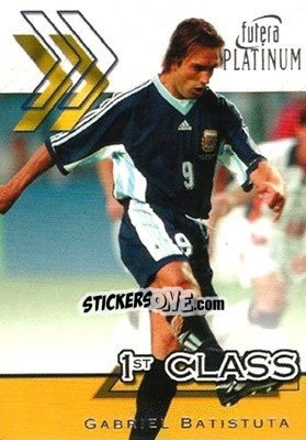 Cromo Gabriel Batistuta - World Stars 2002 - Futera