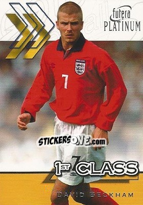 Sticker David Beckham - World Stars 2002 n. 3 - Futera