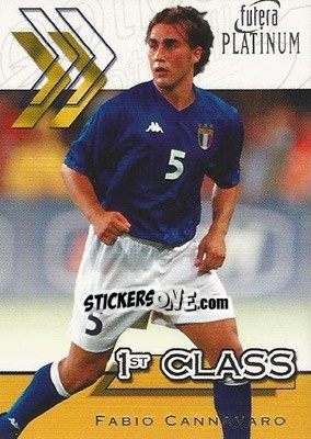 Sticker Fabio Cannavaro - World Stars 2002 n. 5 - Futera