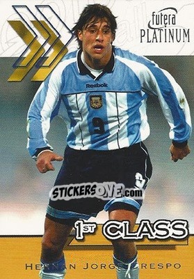 Sticker Hernan Crespo - World Stars 2002 - Futera