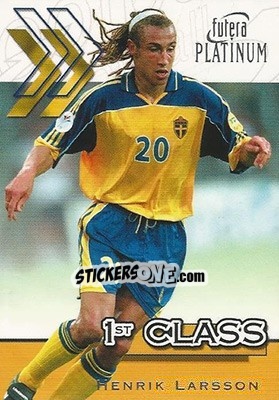 Sticker Henrik Larsson - World Stars 2002 n. 16 - Futera