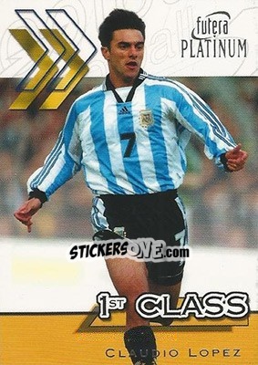 Cromo Claudio Lopez - World Stars 2002 - Futera