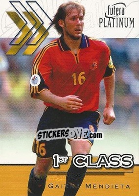 Sticker Gaizka Mendieta - World Stars 2002 - Futera