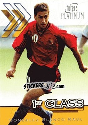 Sticker Raul González - World Stars 2002 - Futera