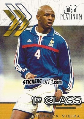 Cromo Patrick Vieira - World Stars 2002 - Futera