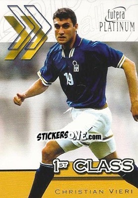 Sticker Christian Vieri - World Stars 2002 n. 37 - Futera