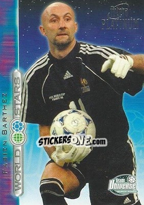 Sticker Fabien Barthez - World Stars 2002 - Futera