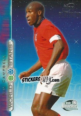 Sticker Sol Campbell - World Stars 2002 n. 43 - Futera