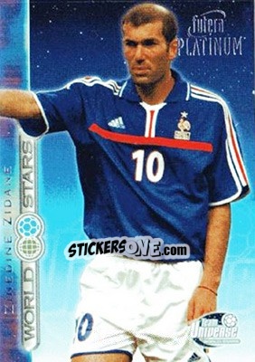 Sticker Zinedine Zidane - World Stars 2002 n. 44 - Futera