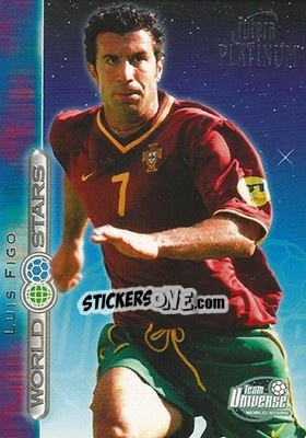 Sticker Luis Figo - World Stars 2002 - Futera