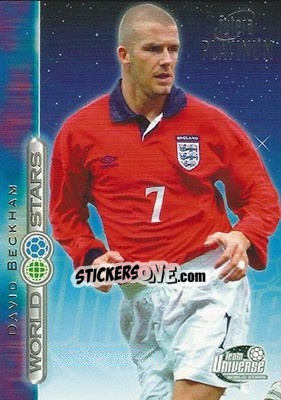 Sticker David Beckham - World Stars 2002 n. 47 - Futera