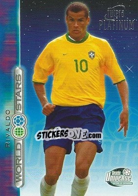 Sticker Rivaldo - World Stars 2002 - Futera