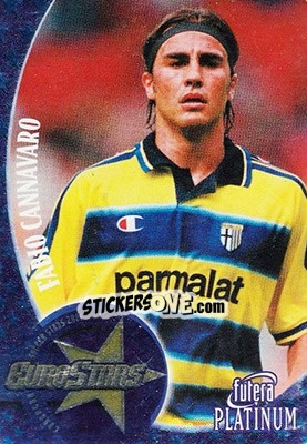 Sticker Fabio Cannavaro - World Stars 2002 n. EU4 - Futera