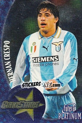 Sticker Hernan Crespo - World Stars 2002 n. EU5 - Futera