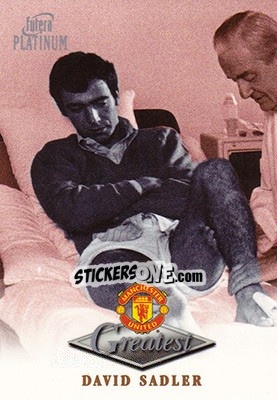Sticker David Sadler - Manchester United Greatest Platinum 1999 - Futera