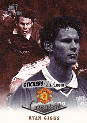 Sticker Ryan Giggs - Manchester United Greatest Platinum 1999 n. 19 - Futera