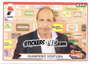Sticker Gianpiero Ventura - Calciatori 2010-2011 n. 4 - Panini