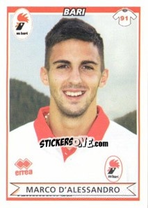 Sticker Marco D'Alessandro - Calciatori 2010-2011 n. 19 - Panini