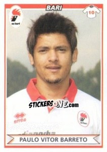 Cromo Paulo Vitor Barreto - Calciatori 2010-2011 n. 23 - Panini