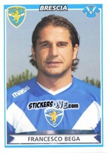 Figurina Francesco Bega - Calciatori 2010-2011 - Panini