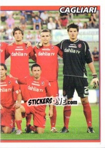 Figurina Squadra/2 (Cagliari) - Calciatori 2010-2011 - Panini