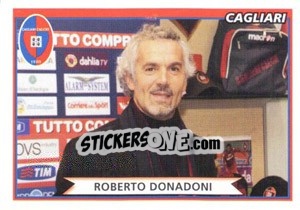 Sticker Roberto Donadoni - Calciatori 2010-2011 n. 76 - Panini