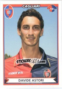 Sticker Davide Astori - Calciatori 2010-2011 n. 82 - Panini