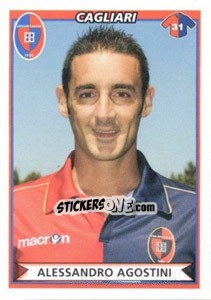 Sticker Alessandro Agostini - Calciatori 2010-2011 n. 83 - Panini