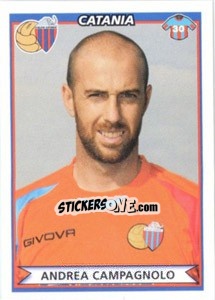 Sticker Andrea Campagnolo - Calciatori 2010-2011 n. 102 - Panini