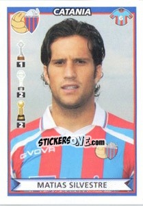 Sticker Matias Silvestre - Calciatori 2010-2011 - Panini
