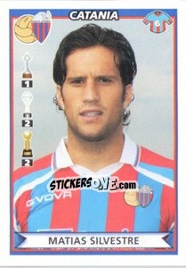 Sticker Matias Silvestre - Calciatori 2010-2011 n. 105 - Panini