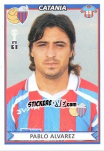 Sticker Pablo Alvarez - Calciatori 2010-2011 n. 108 - Panini