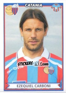 Sticker Ezequiel Carboni - Calciatori 2010-2011 n. 111 - Panini