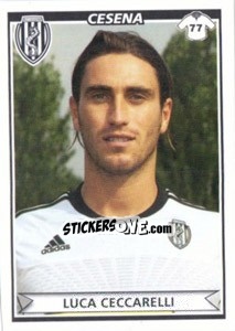 Sticker Luca Ceccarelli - Calciatori 2010-2011 n. 132 - Panini
