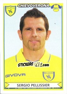 Sticker Sergio Pellissier - Calciatori 2010-2011 n. 166 - Panini