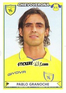 Sticker Pablo Granoche - Calciatori 2010-2011 n. 167 - Panini