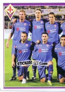 Figurina Squadra/1 (Fiorentina) - Calciatori 2010-2011 - Panini
