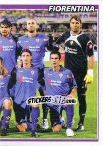 Figurina Squadra/2 (Fiorentina) - Calciatori 2010-2011 - Panini