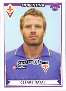 Sticker Cesare Natali - Calciatori 2010-2011 n. 175 - Panini