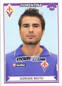 Sticker Adrian Mutu - Calciatori 2010-2011 n. 190 - Panini