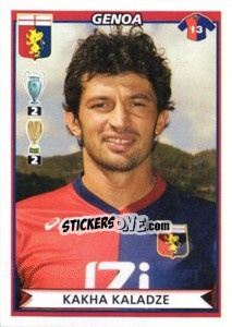 Cromo Kakha Kaladze - Calciatori 2010-2011 - Panini