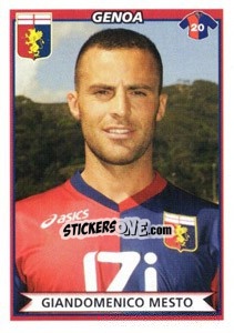 Cromo Giandomenico Mesto - Calciatori 2010-2011 - Panini