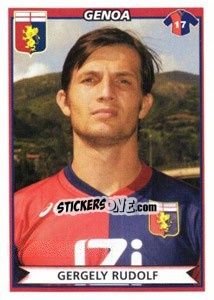 Cromo Gergely Rudolf - Calciatori 2010-2011 - Panini